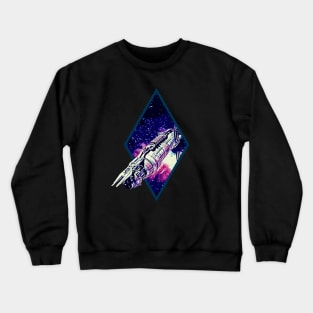 B5 - Last Best Hope for Peace - Space Station -  Black - Sci-Fi Crewneck Sweatshirt